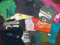 50 playeras aeropostale y AE